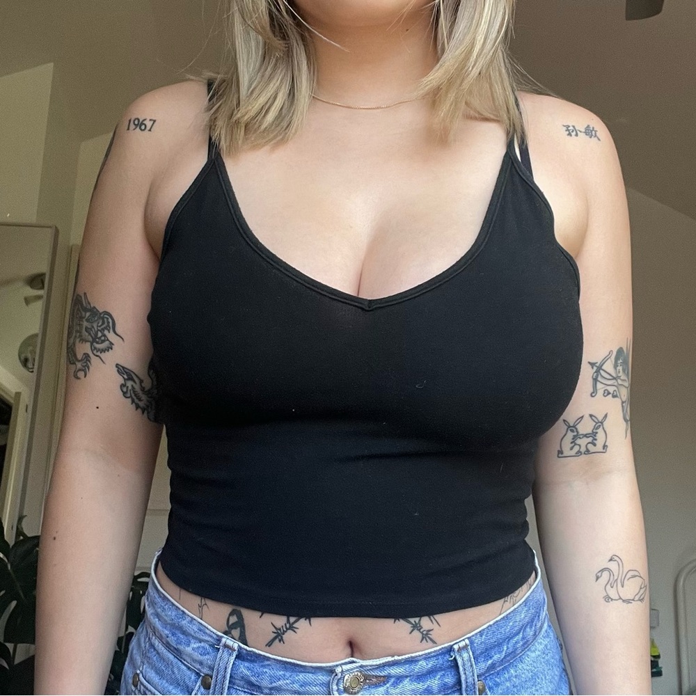 brandy melville crop top cami